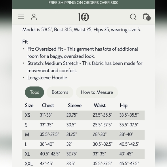 Ten Tree Eco Facts Oversized Hoodie in Lavender - Picture 8 of 8